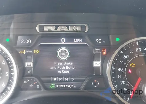 2019 Ram 1500 Big Horn из США, поврежденный, VIN 1C6SRFBTXKN856816